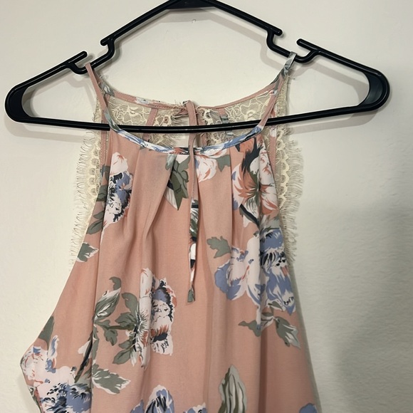Aqua light pink dress size M - Picture 2 of 6